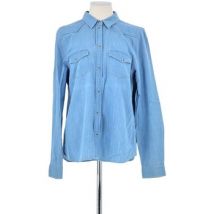 Chemise Sézane Chemise en coton bleue