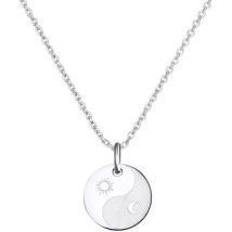Collier Moments-Precieux.com Collier personnalise dessin Yin Yang, argent