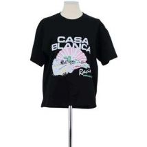 T-shirt Casablanca T-shirt en coton noir