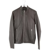 Blouson Theory Blouson en cuir marron