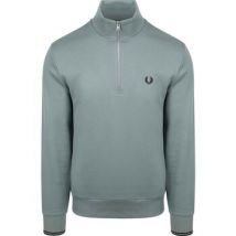 Sweatshirts Fred Perry Pull Demi-Zip Bleu