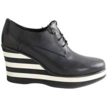 Derbies Agnes B Chaussures à lacets en cuir noires