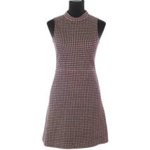 Robe courte Theory Robe en coton bordeaux