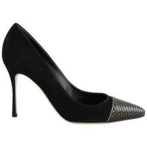 Chaussures escarpins Sergio Rossi Talons en daim noirs