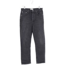 Jeans mom Agolde Jean droit en coton noir