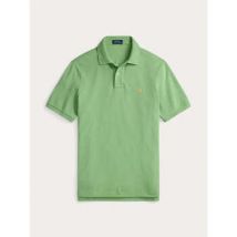 Polo Ralph Lauren Polo ajusté vert en coton piqué