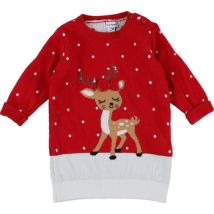 Pull enfant Nr Robe rouge, blanc