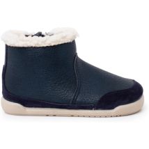 Bottines enfant Pisamonas Bottes Barefoot Néocuir Col Fourrure Mouton