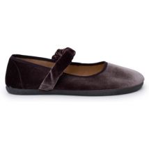 Ballerines Pisamonas Babies Barefoot Velours Bride Froncée