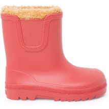 Bottes neige enfant Pisamonas Bottes De Pluie Barefoot Wide Chelsea Doublées Effet Mouton