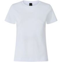 T-shirt Pinko BUSSOLOTTO T-SHIRT JERSEY PATCH RICAMO LOGO A FILO