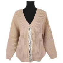 Gilet Belair Pull en laine marron