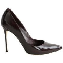 Chaussures escarpins Sergio Rossi Talons en cuir verni bordeaux
