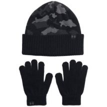 Bonnet enfant Under Armour Ensemble enfant Bonnet et gants noir