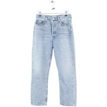 Jeans mom Agolde Jean mom en coton bleu