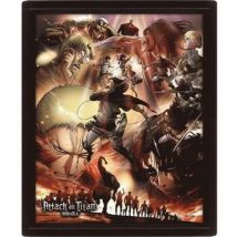 Affiches, posters Attack On Titan 25,5 cm x 20,5 cm x 0,2 cm PM6219