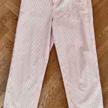 Chinots Tommy Jeans Pantalon Tommy Jean rayé rouge et blanc