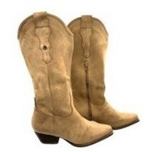 Bottes Bienve a2442 botte femme beige