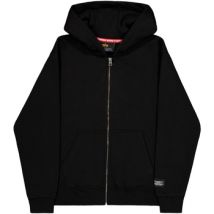 Veste Alpha Industries Label Hoodie Zip Backprint - black