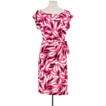 Robe courte Diane Von Furstenberg Robe en soie rose