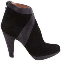 Bottines Alaia Boots en daim noir