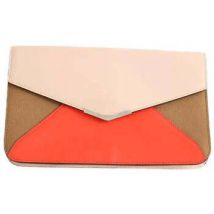 Pochette Vintage Pochette en cuir rouge