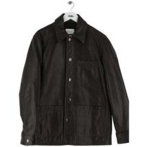 Veste Maison Standards Veste en cuir marron
