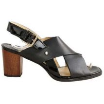 Sandales à talon Jimmy Choo Talons en cuir noirs