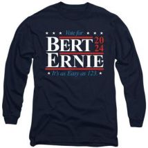 T-shirt Sesame Street Bert Ernie For President 123 Vote