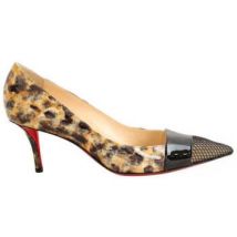 Chaussures escarpins Christian Louboutin Talons en cuirs exotiques marron