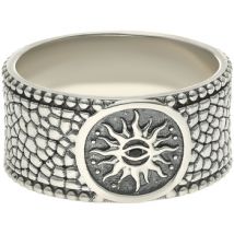 Bague Orusbijoux Bague Jonc Homme Argent Soleil