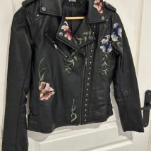 Veste Onado Perfecto noir brodé fleurs ONADO