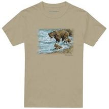 T-shirt Wildlife Alaskan Brown