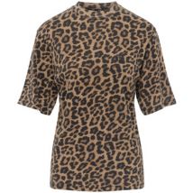 T-shirt Anine Bing T-shirt en coton imprimé léopard