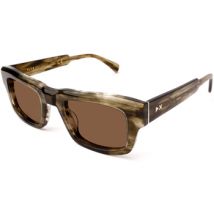 Lunettes de soleil Xlab Pantelleria Lunettes de soleil, Vert rayé/Marron, 51 mm