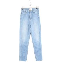 Jeans mom Sézane Jean slim en coton bleu