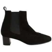 Bottines Stuart Weitzman Boots en daim noir