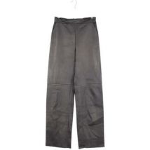 Pantalon Songe Lab Pantalon large en cuir noir