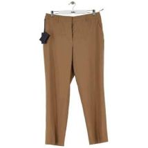 Chinots Prada Pantalon droit en laine marron