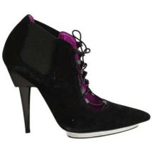 Boots Barbara Bui Talons en daim noirs