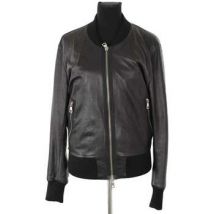 Veste Ami Paris Blouson en cuir noir