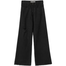 Jeans flare / larges Hinnominate Jeans A Palazzo Con Rotture A Vita Bassa