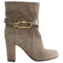 Bottines Sergio Rossi Boots en daim kaki