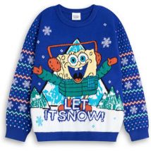 Sweat-shirt enfant Spongebob Squarepants Let It Snow Pull de Noël