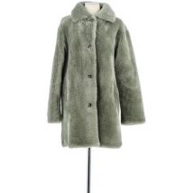 Manteau Yves Salomon Manteau en laine vert