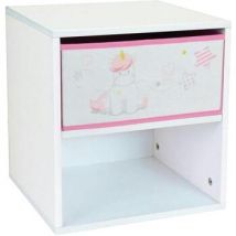 Tables de chevet Funhouse Table de chevet Licorne rose