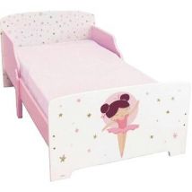 Lits enfants Funhouse Lit enfant Ballerine avec sommier - Design danse rose