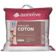 Oreillers / Traversins blanrêve Oreiller en coton 60 x 60 cm blanc