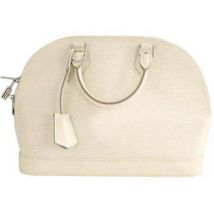 Sac à main Louis Vuitton Sac à main Alma en cuir écru
