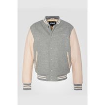 Blouson Schott LC8705 LIGHT GREY / BEIGE